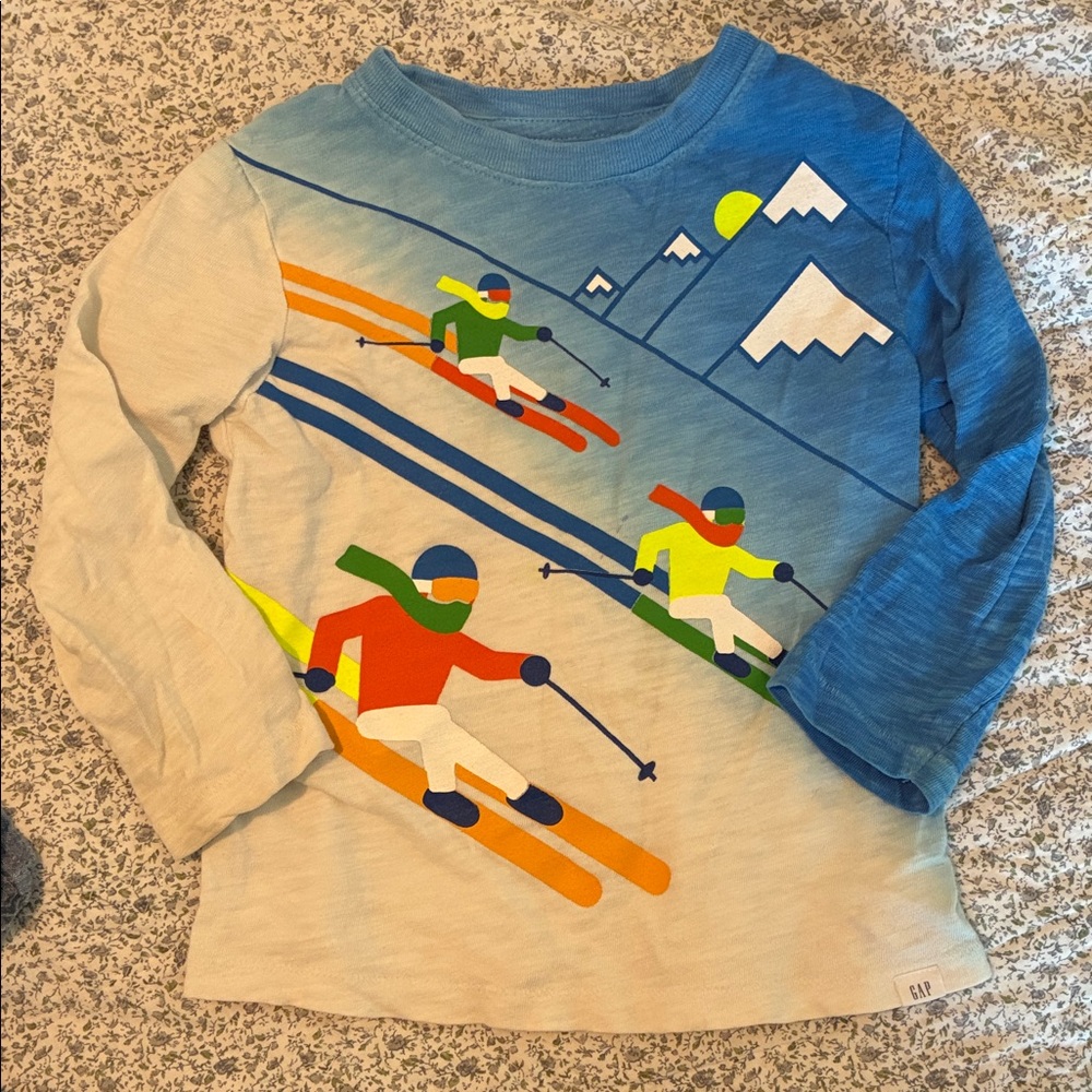 Baby GAP Long-Sleeve Ski Graphic Tee